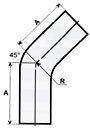 45� r�rb�j, ASME-BPE, 316L